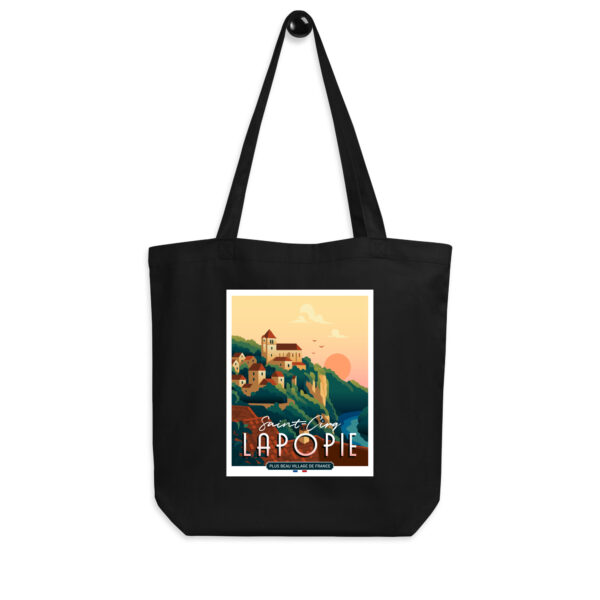 Tote Bag coton Bio <br> Le plus beau village de France – Image 2