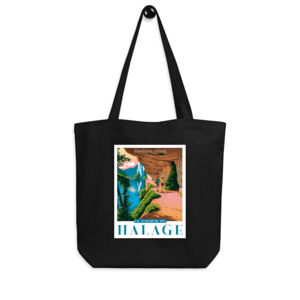 Tote Bag coton Bio <br> Le chemin de Halage – Image 4