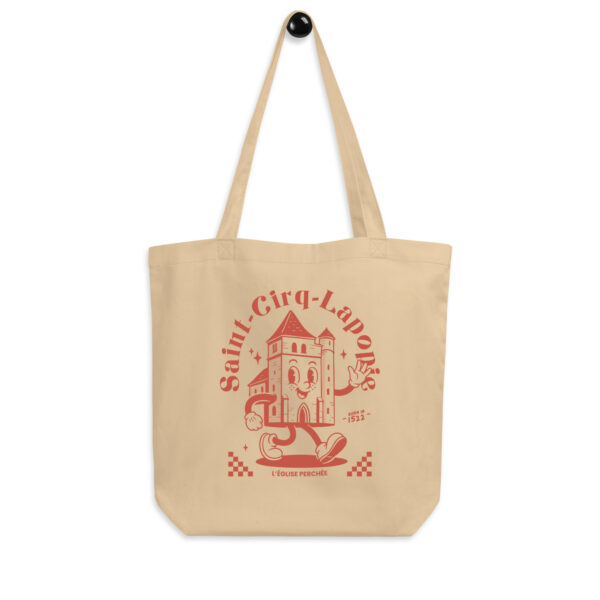 Tote Bag coton Bio <br> L'église perchée - Image 3