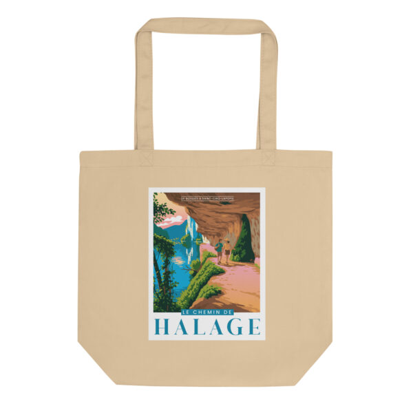 Tote Bag coton Bio <br> Le chemin de Halage