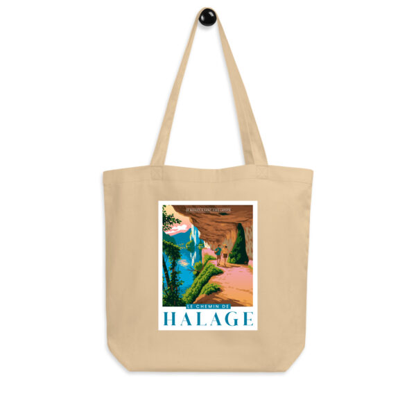 Tote Bag coton Bio <br> Le chemin de Halage – Image 3