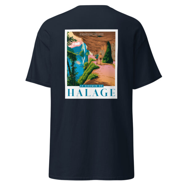T-shirt unisexe <br> Le chemin de Halage – Image 5