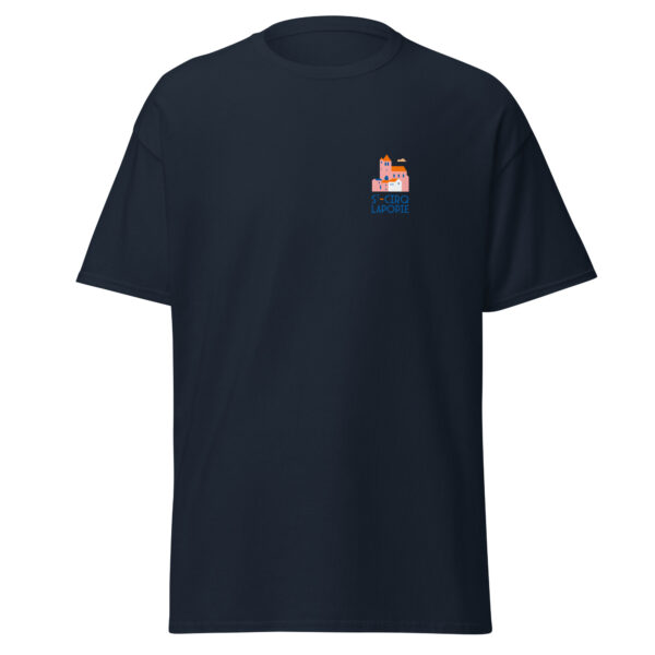 T-shirt unisexe <br> St-Cirq-Lapopie en couleur – Image 5