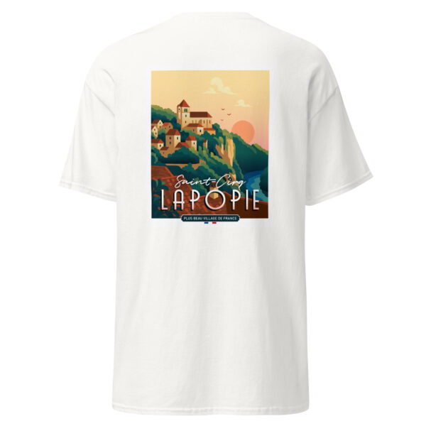 T-shirt unisexe <br> Le plus beau village de France – Image 3