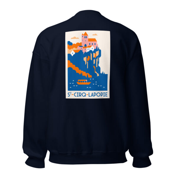 Sweat unisexe <br> St-Cirq-Lapopie en couleur - Image 7