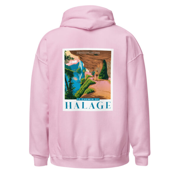 Hoodie unisexe <br> Le chemin de Halage – Image 3
