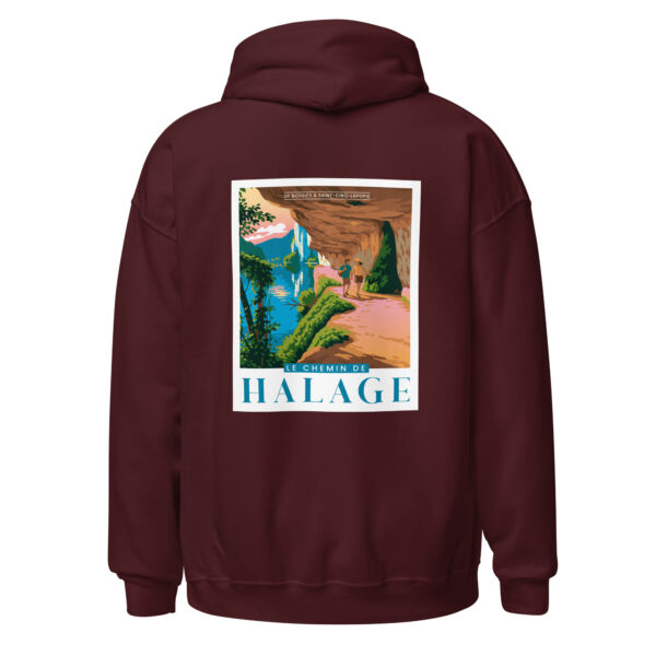 Hoodie unisexe <br> Le chemin de Halage – Image 5