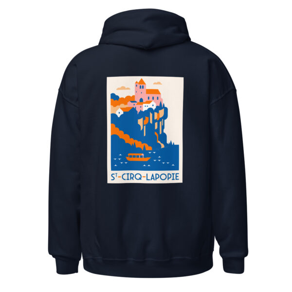 Hoodie unisexe <br> St-Cirq-Lapopie en couleur
