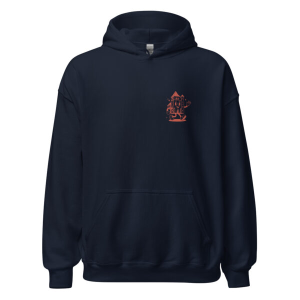Hoodie unisexe <br> L'église perchée – Image 6