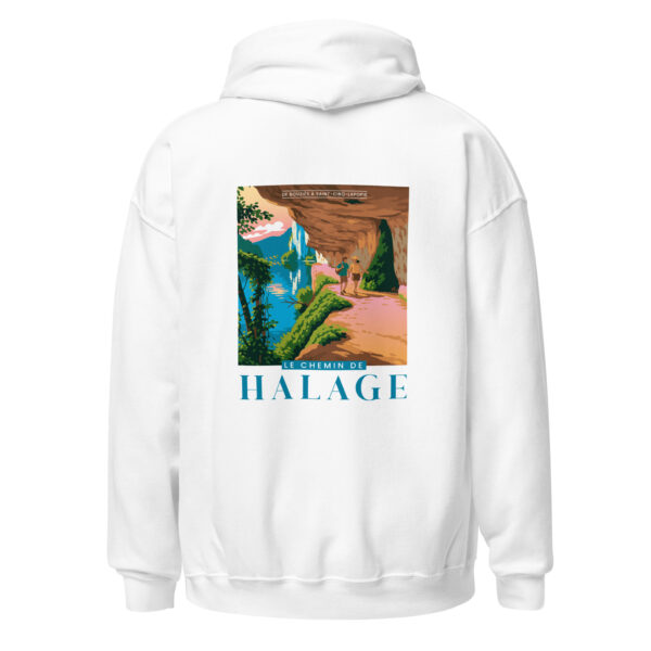 Hoodie unisexe <br> Le chemin de Halage