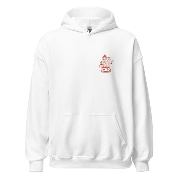 Hoodie unisexe <br> L'église perchée – Image 4