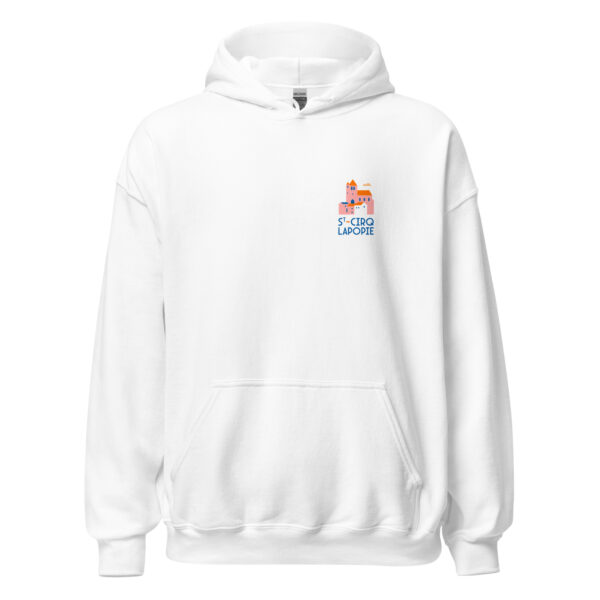 Hoodie unisexe <br> St-Cirq-Lapopie en couleur – Image 8